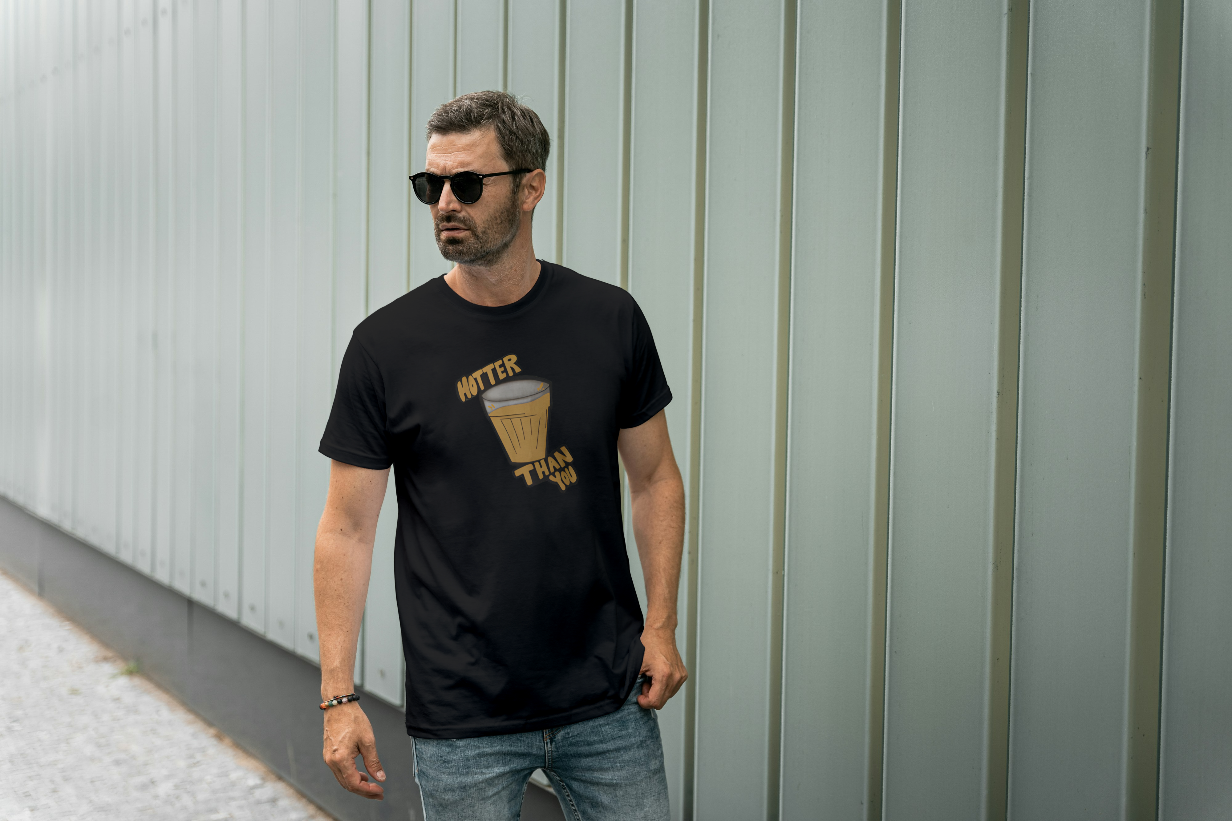 Hotter Then You Graphic Tee for Men's