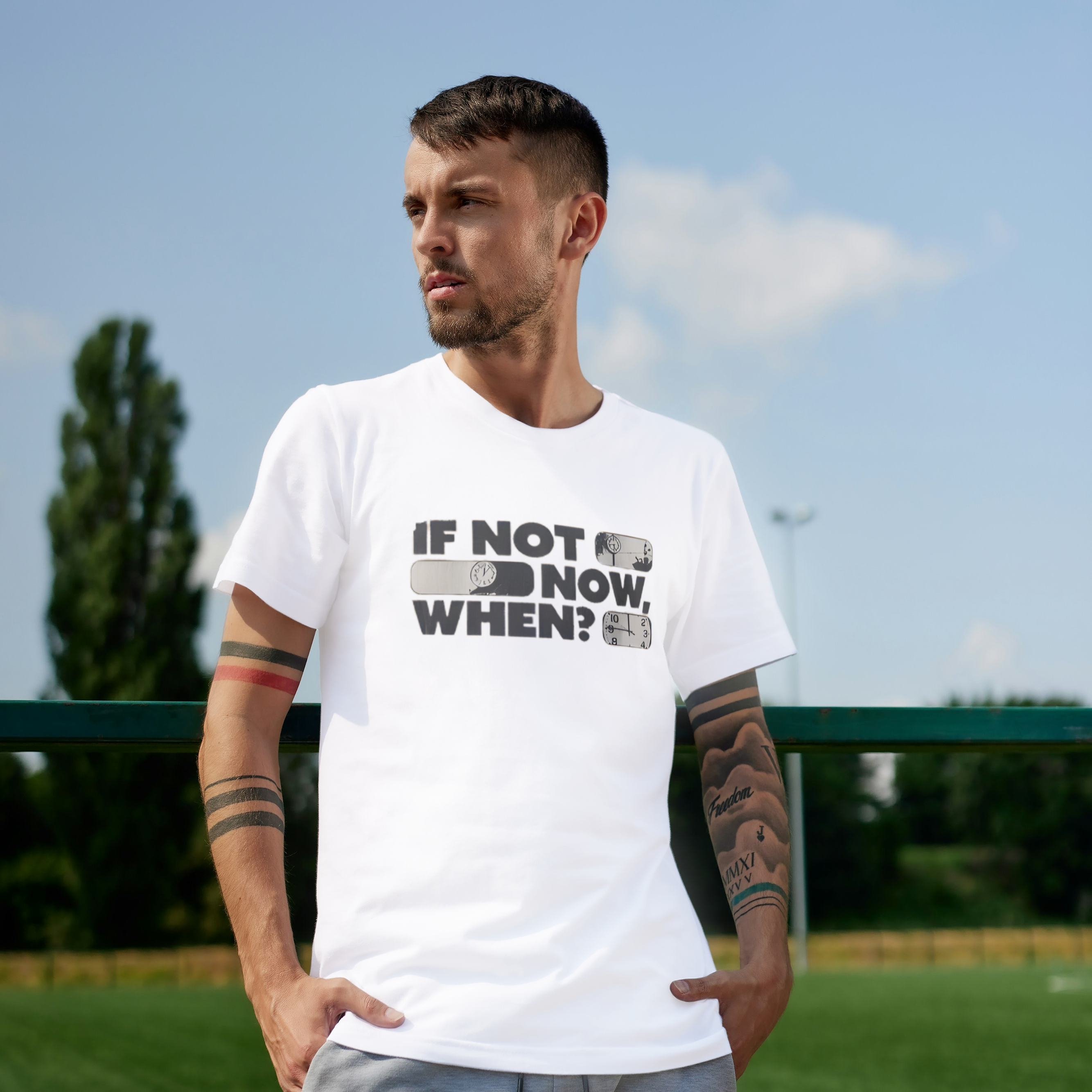 IF NOT, NOW, WHEN Graphic Tee For Boys