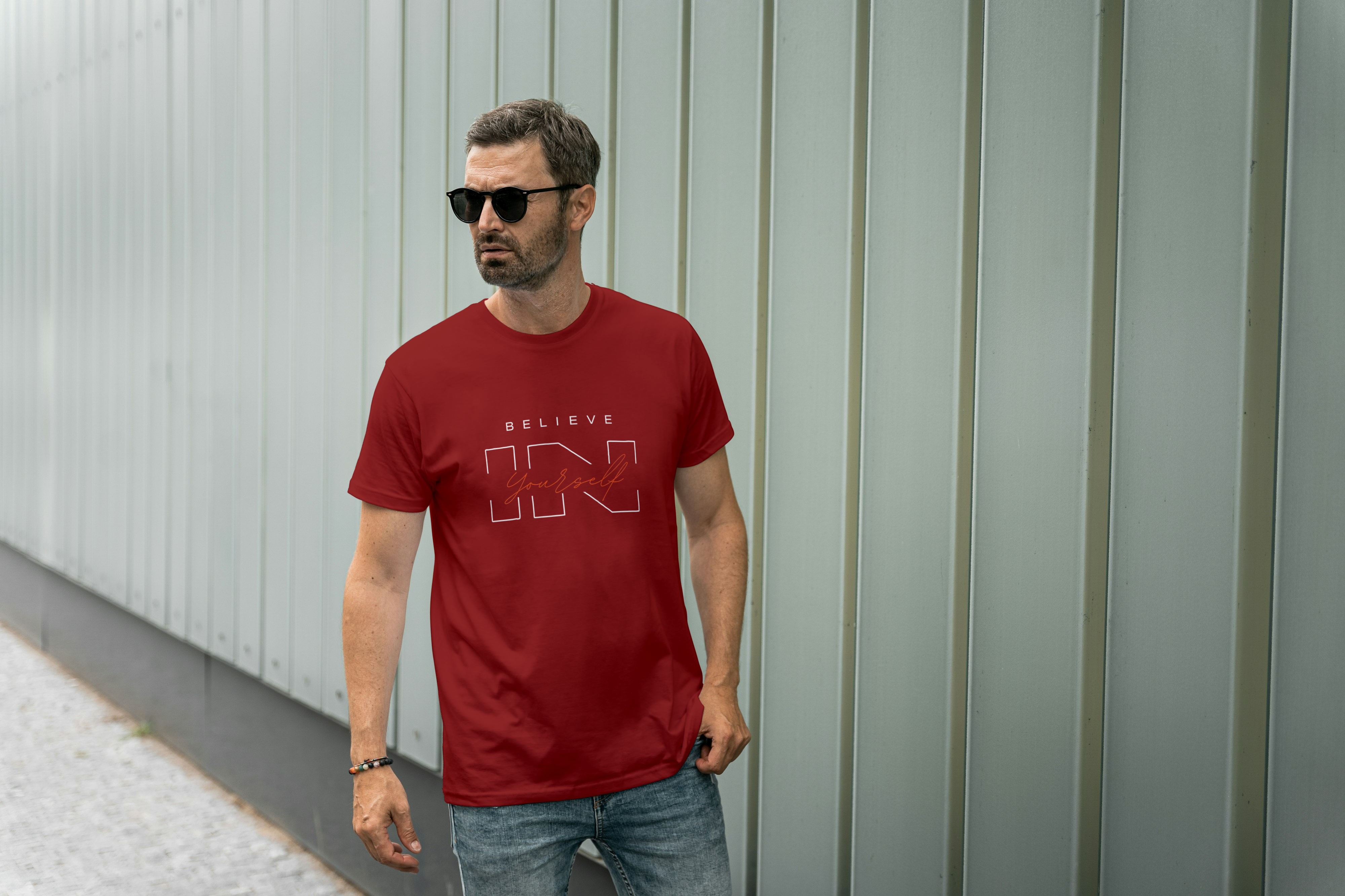 Believe IN Yourself Graphic Tee for Men's