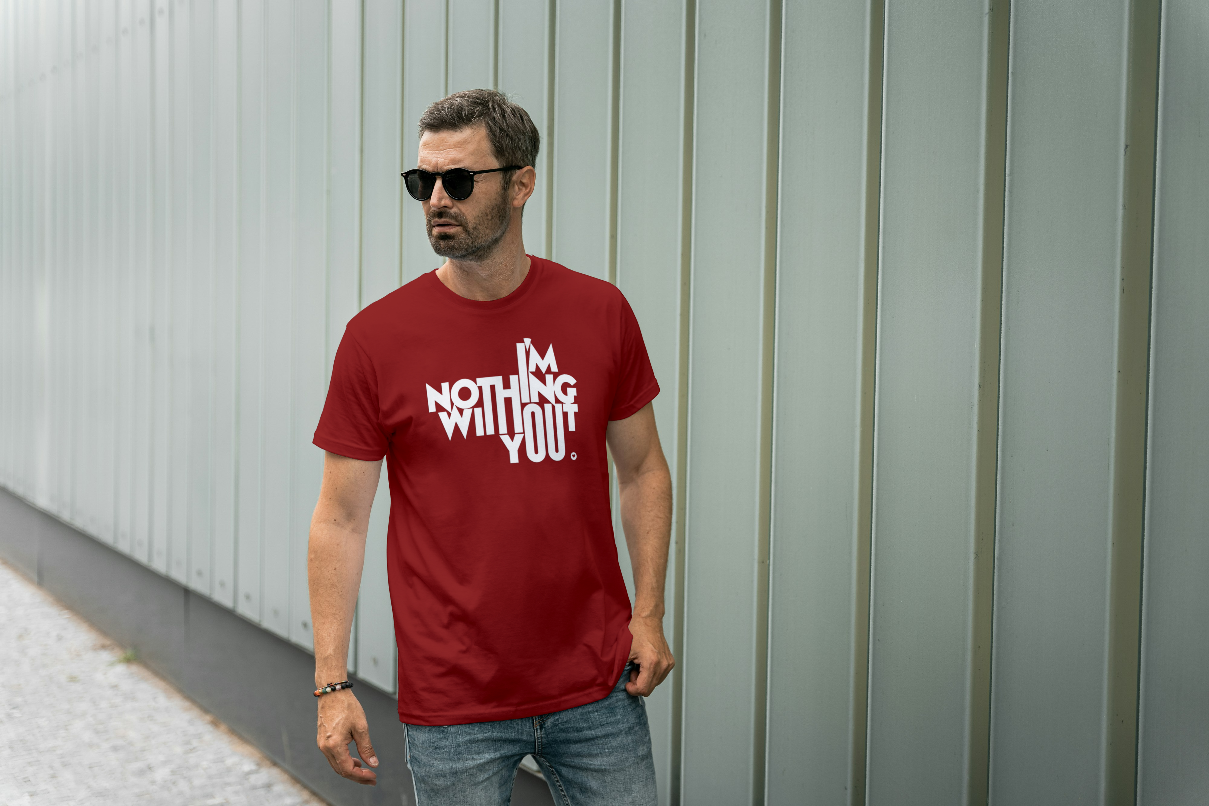 I'M Nothing Without You Graphic Tee for Men's