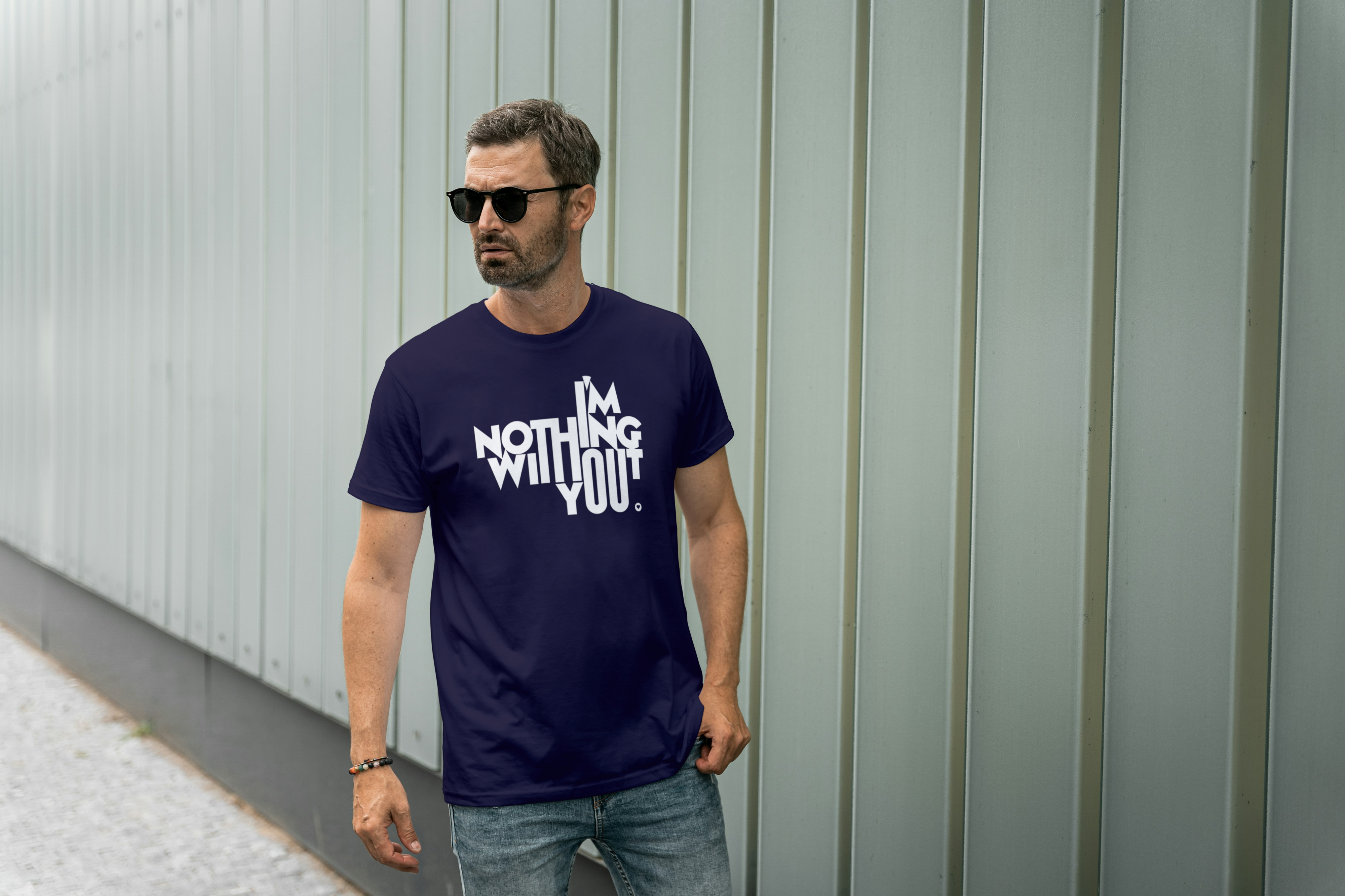 I'M Nothing Without You Graphic Tee for Men's
