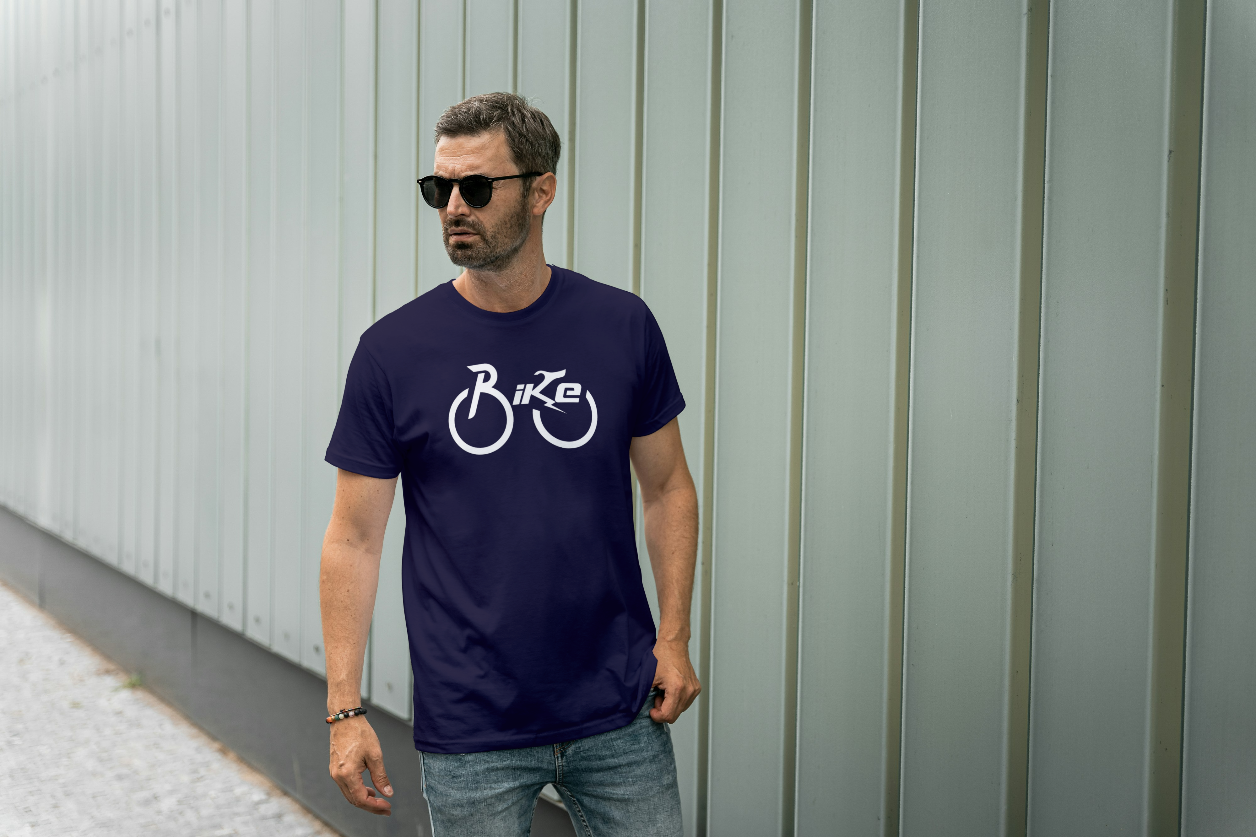 BIKE Graphic Tee for Men's