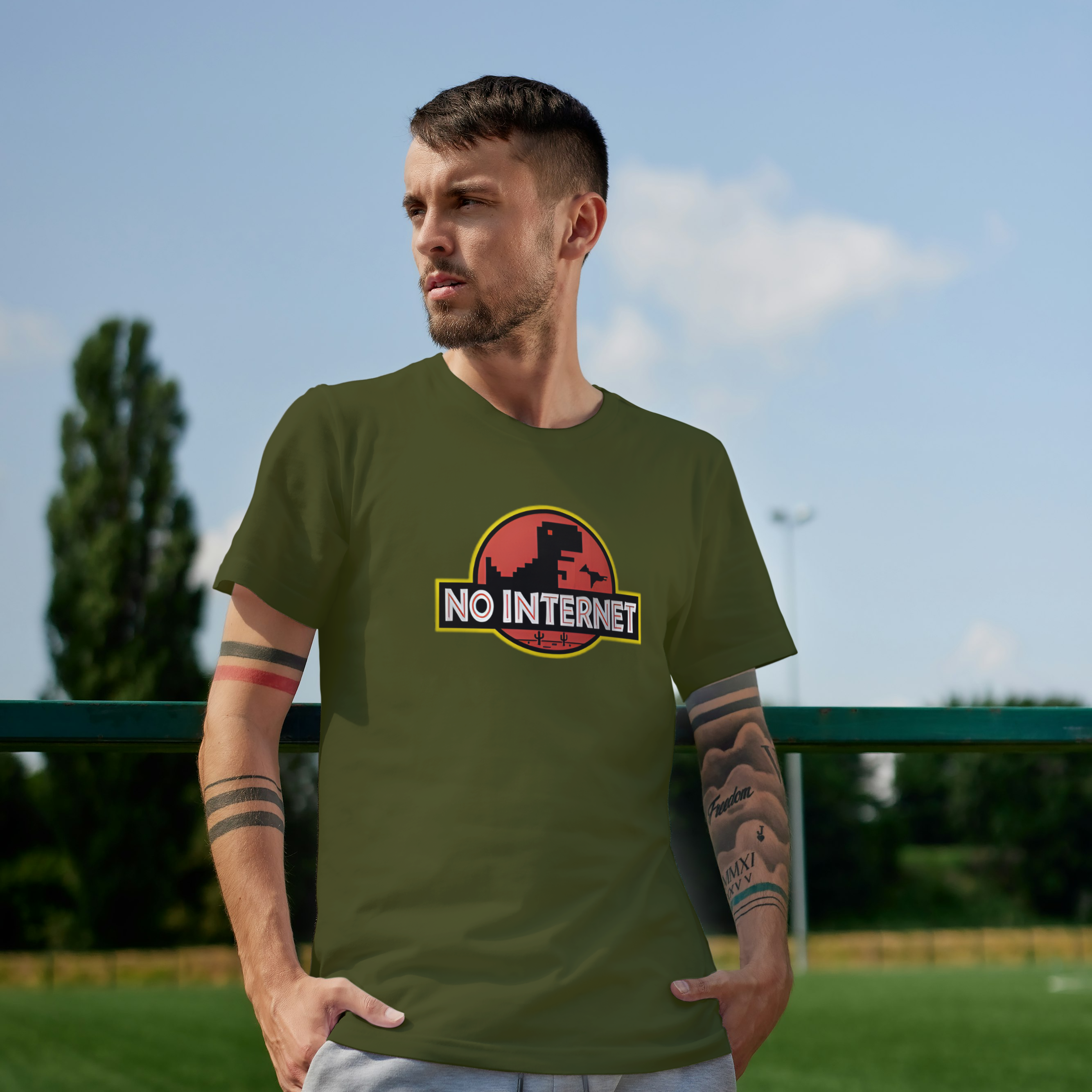 NO INTERNET Graphic Tee For Boys