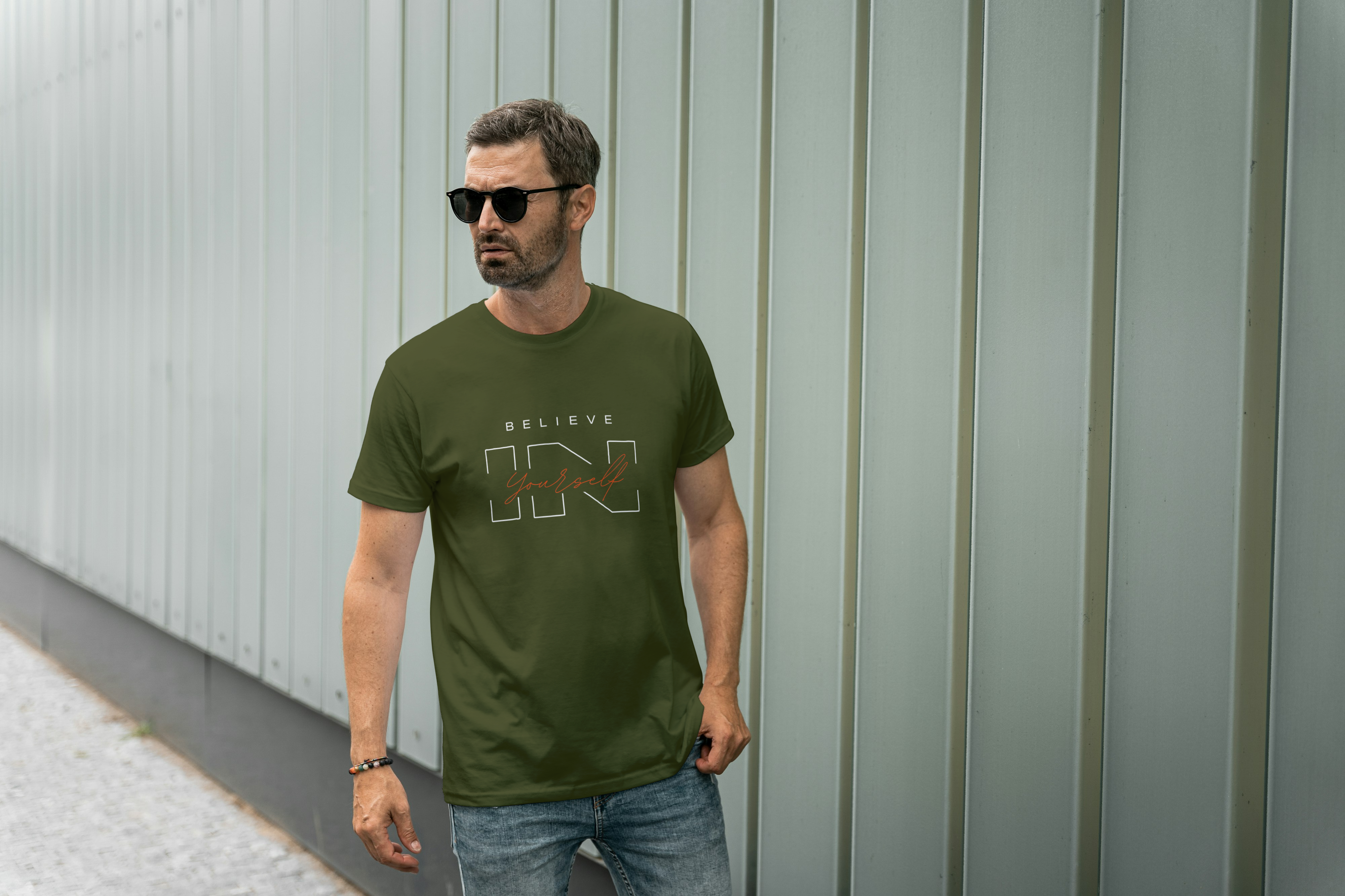 Believe IN Yourself Graphic Tee for Men's