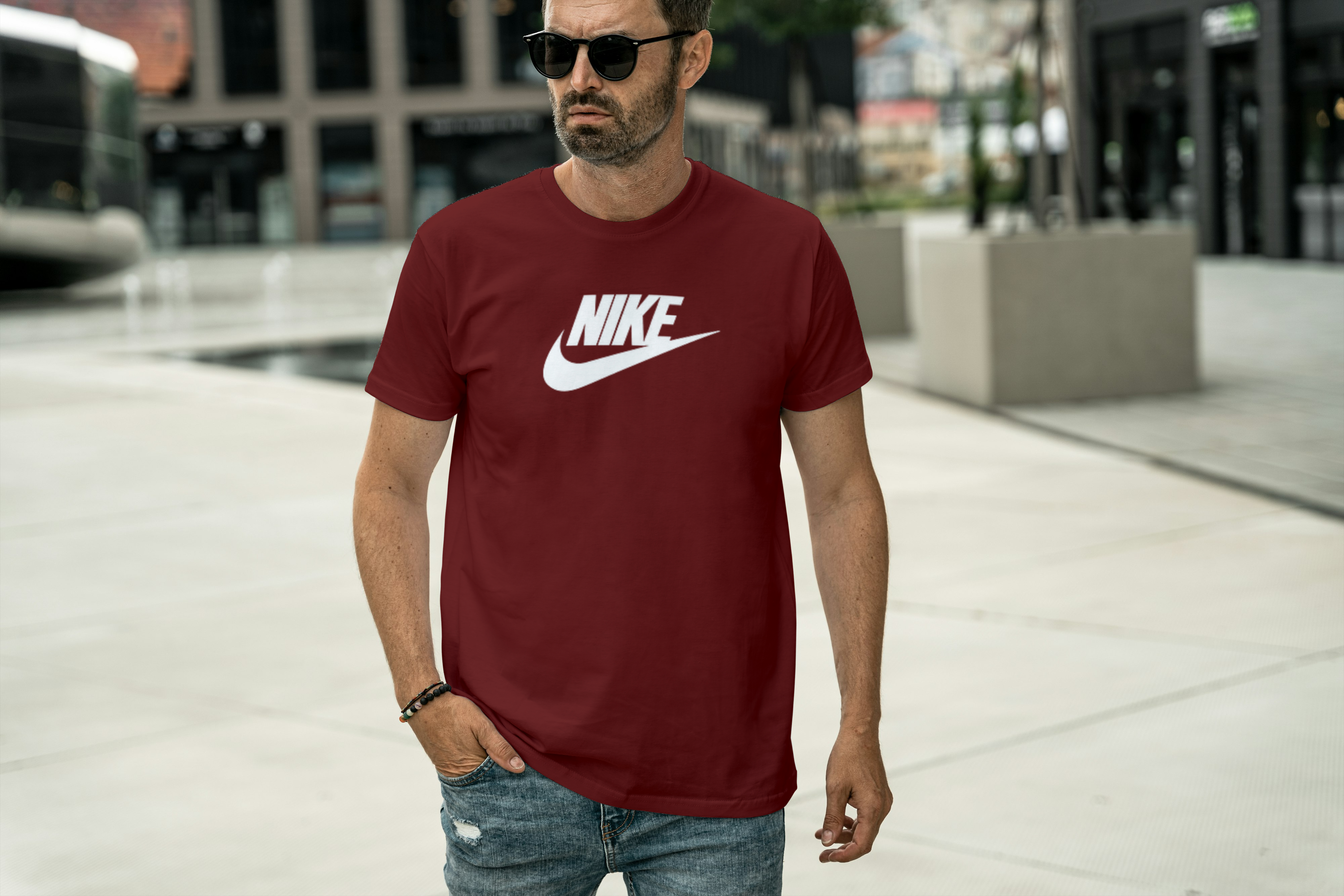 White T-shirt Graphic Tee for Men's