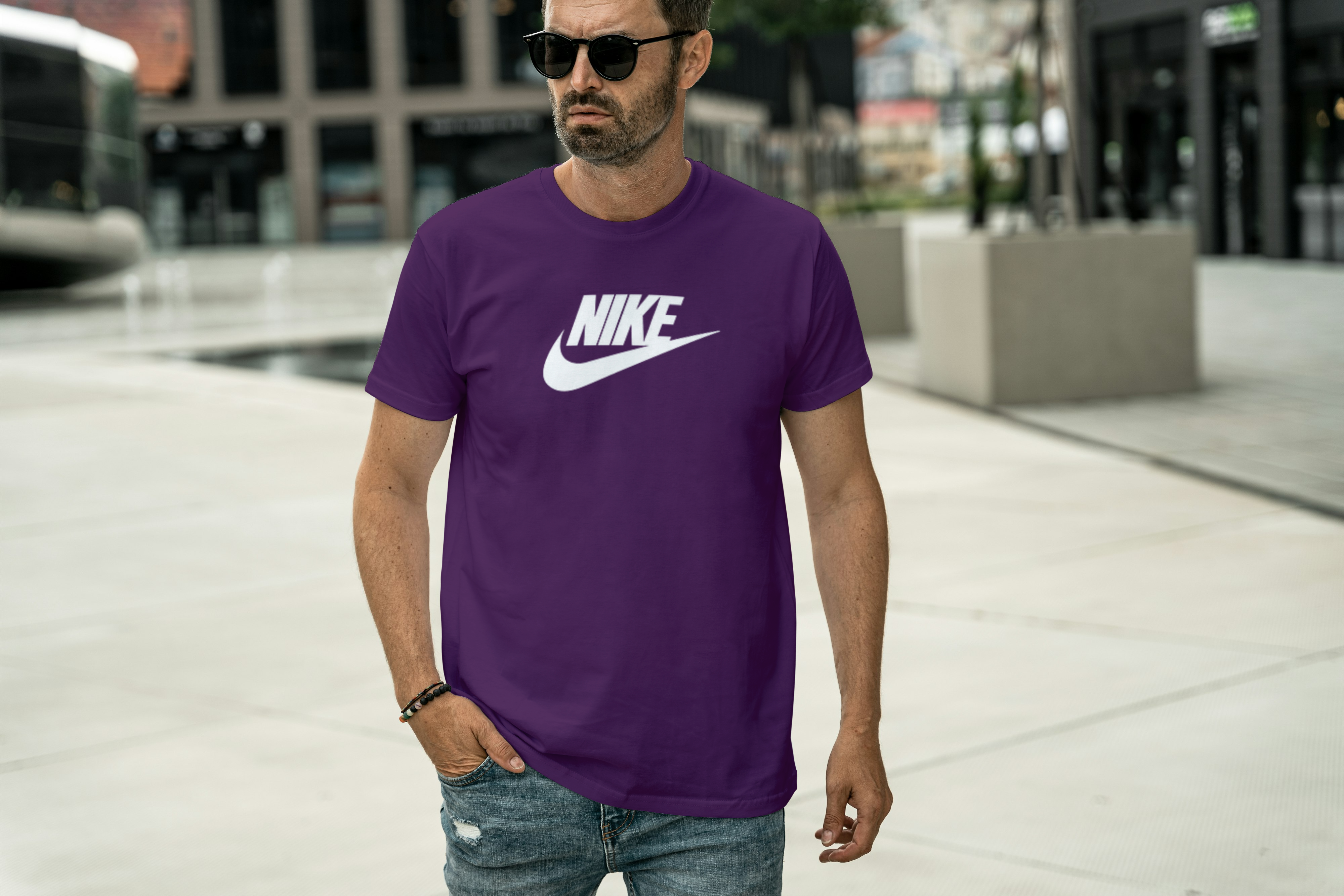 White T-shirt Graphic Tee for Men's