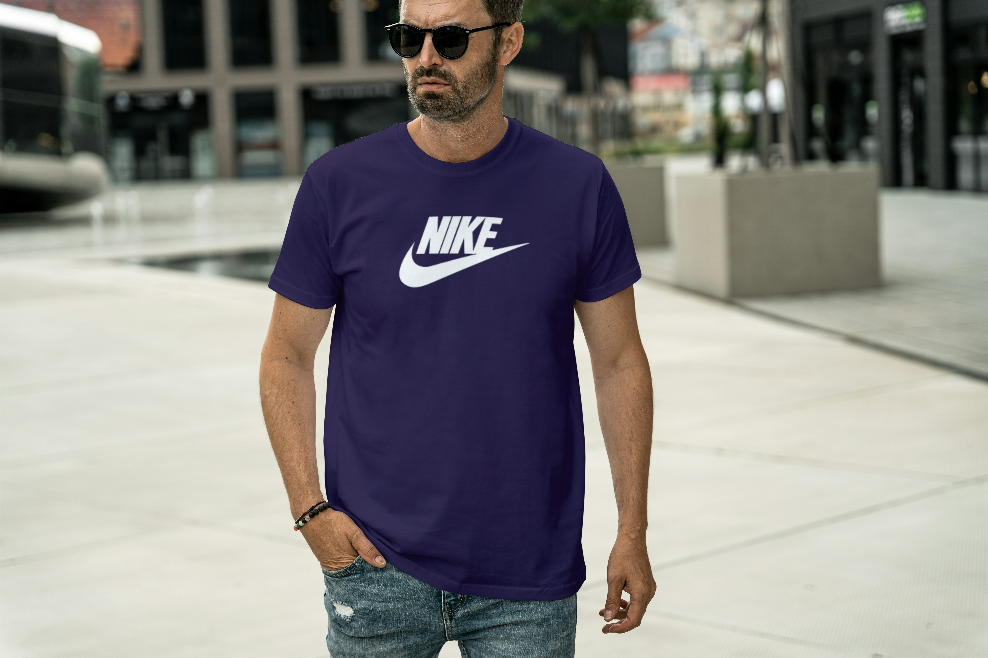 White T-shirt Graphic Tee for Men's