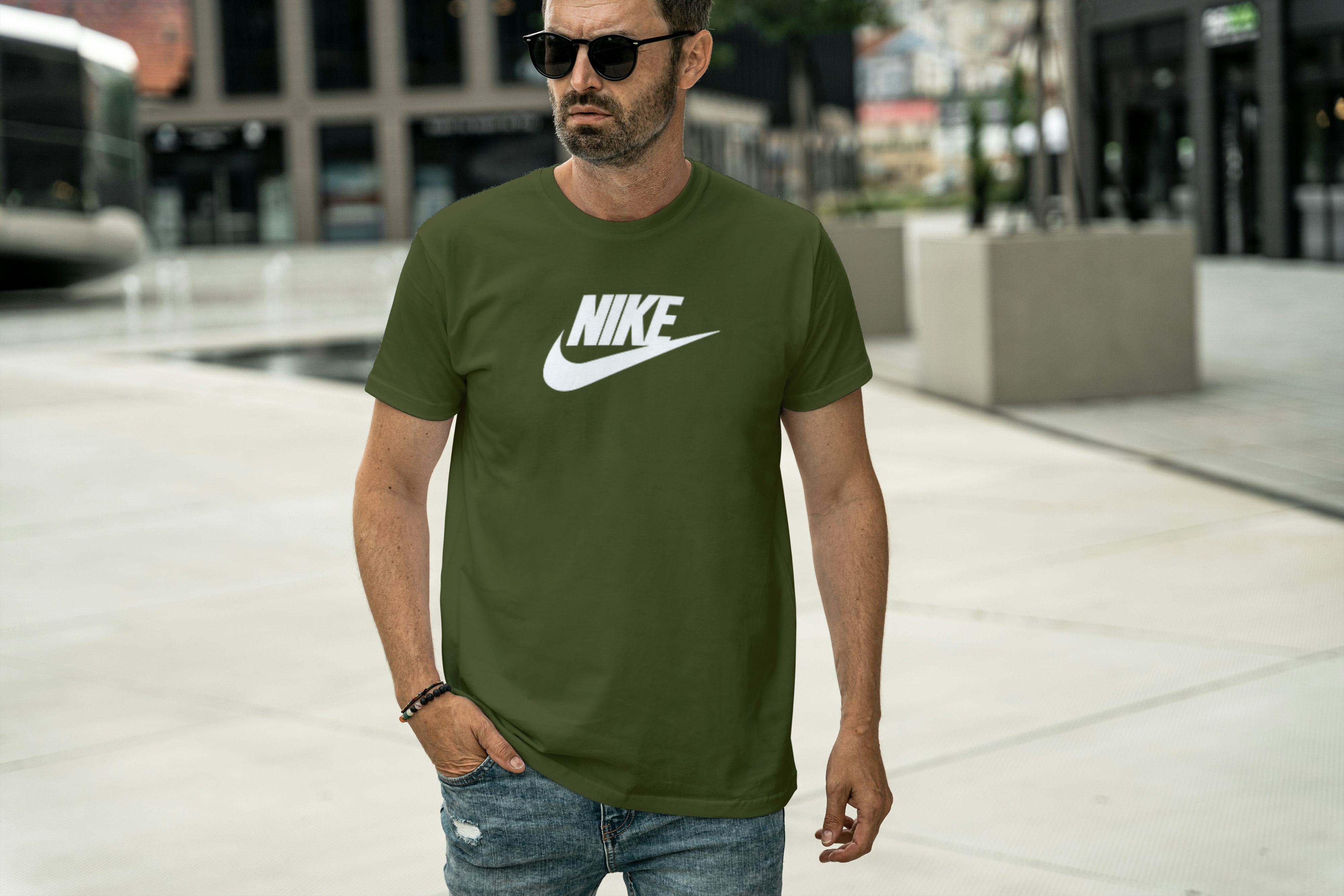 White T-shirt Graphic Tee for Men's