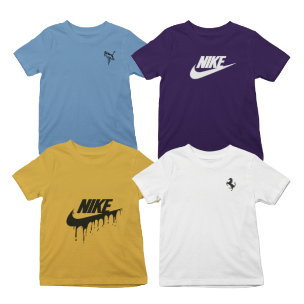 Boys T-Shirt Bundle Pack of 4