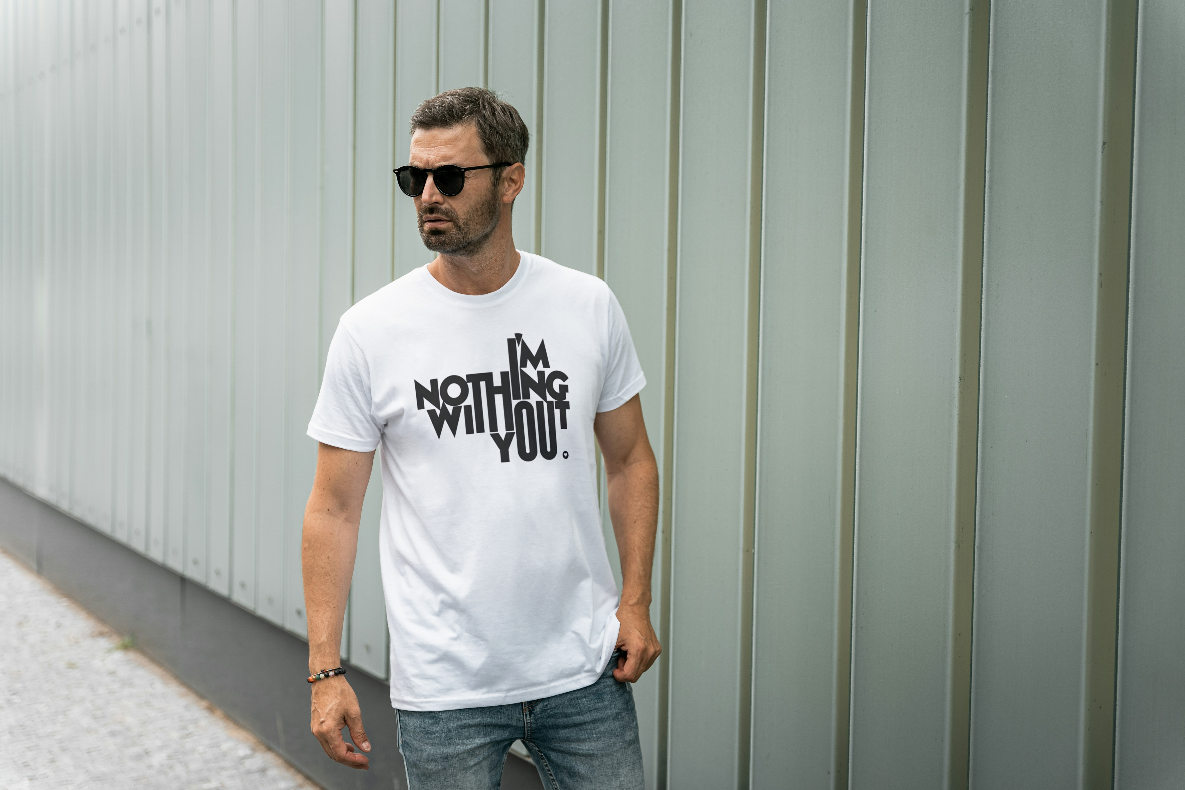 I'M Nothing Without You Graphic Tee for Men's