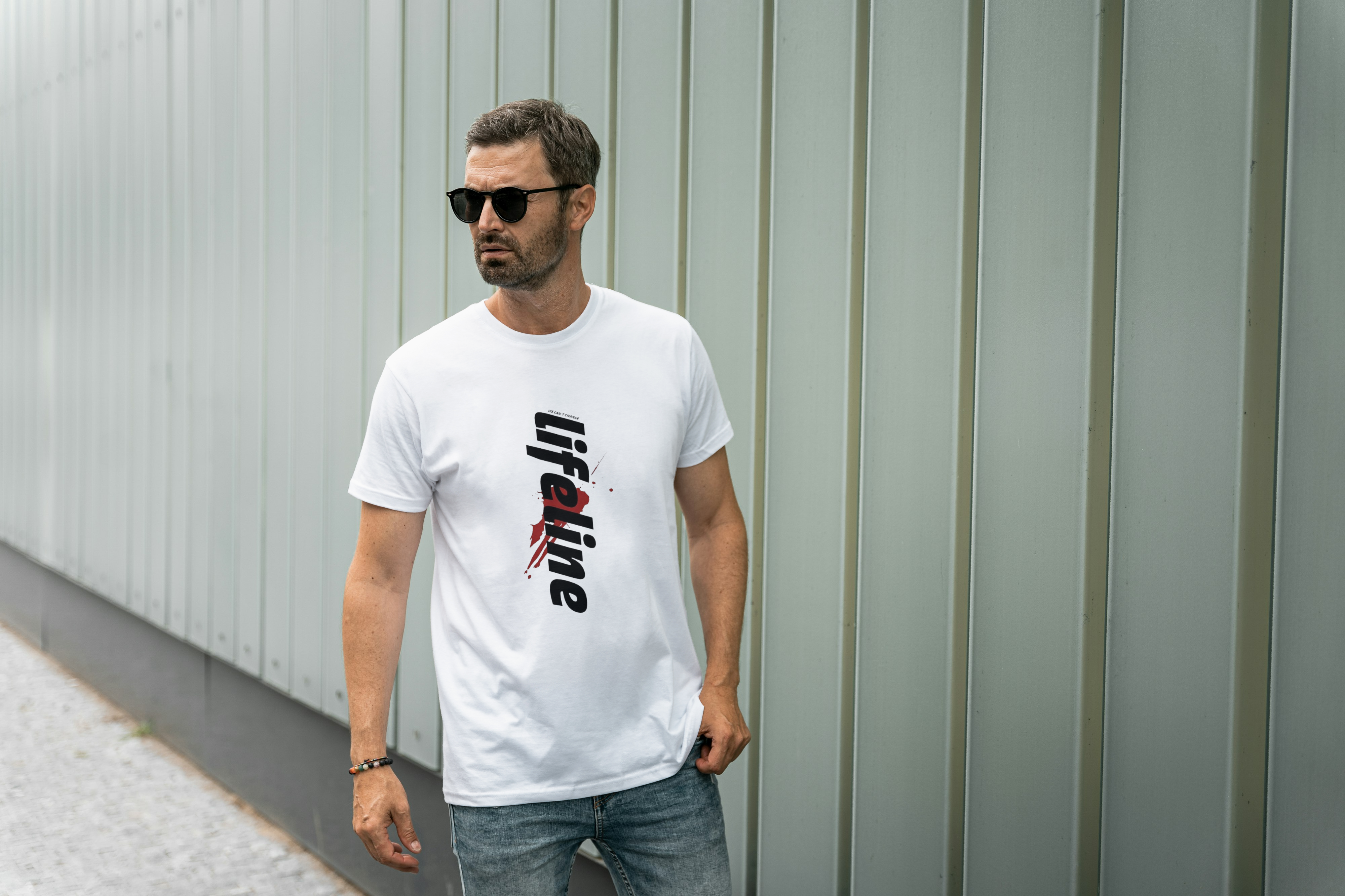 LIFELINE Graphic Tee for Men's