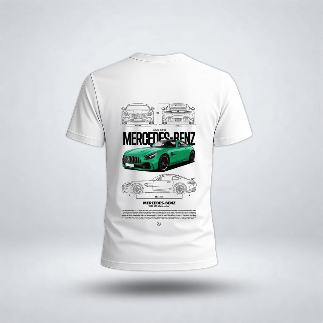 Men's Drop Shoulder Merce-des Benz Car Tee