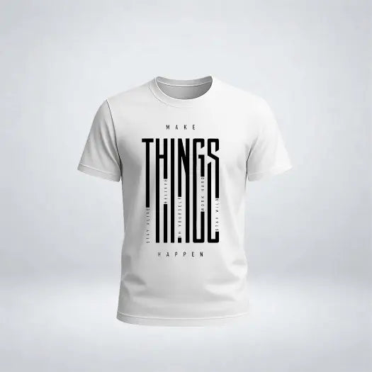 Make Things Happen Graphic Tee for Men's