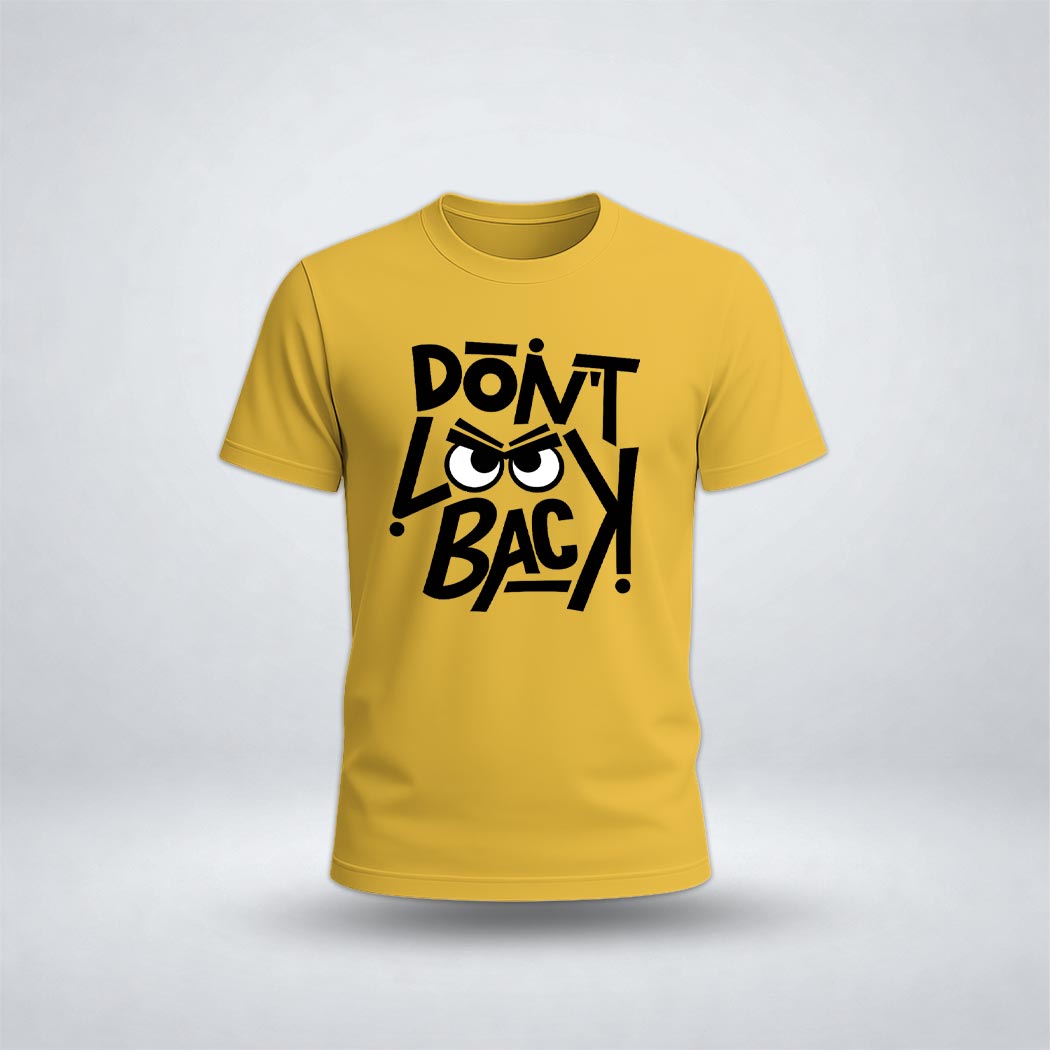 Don't Look Back Graphic Tee for Men's