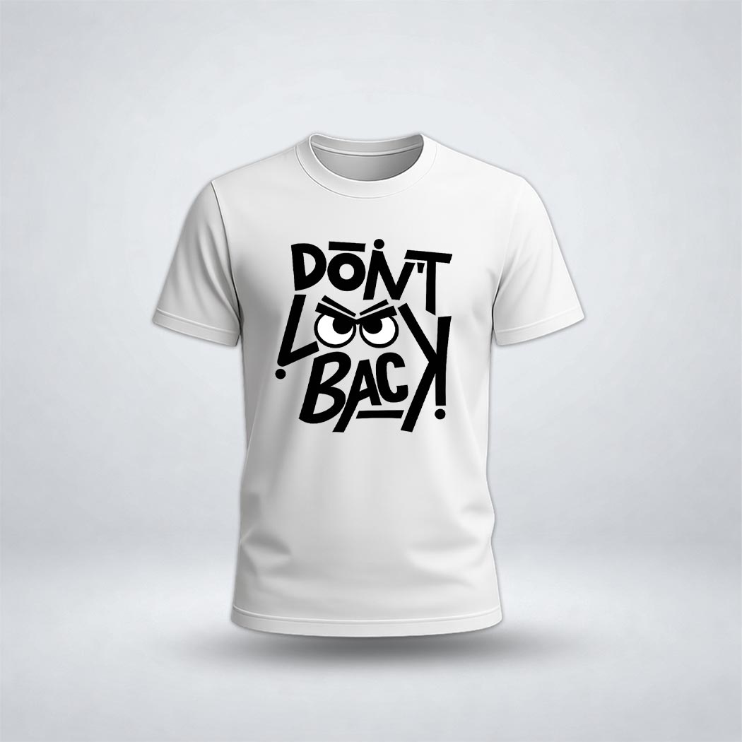 Don't Look Back Graphic Tee for Men's