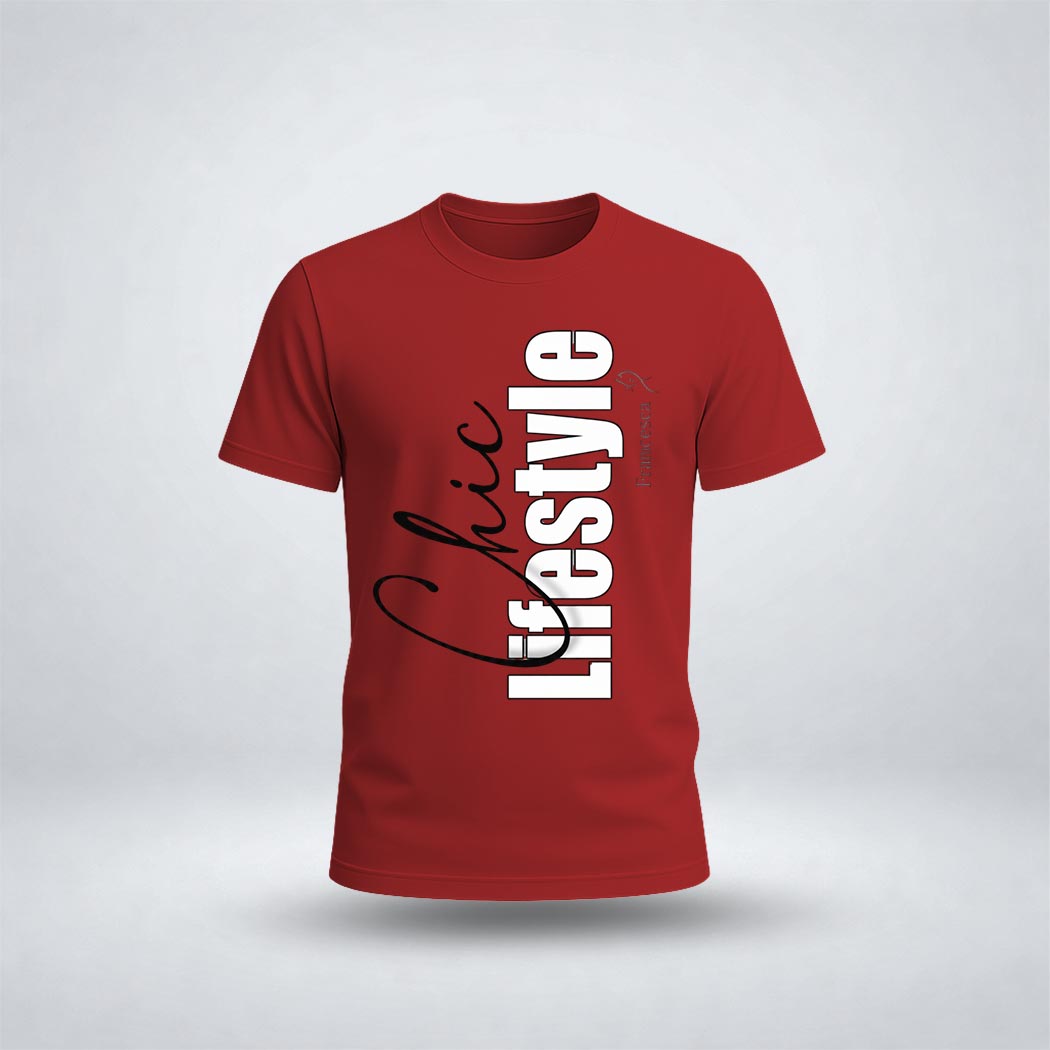 Chic Lifetime Graphic Tee for Men's