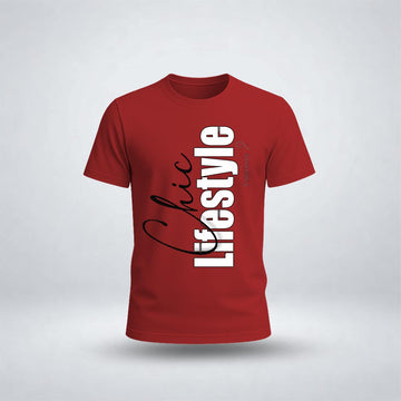 Chic Lifetime Graphic Tee for Men's