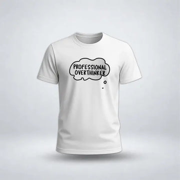 PROFESSIONAL OVERTHINKER Graphic Tee for Men's