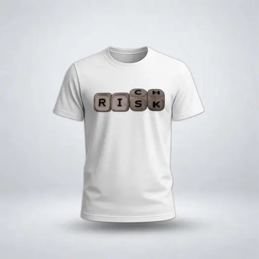 RICH, RISK Graphic Tee For Boys