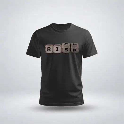 RICH, RISK Graphic Tee for Men's