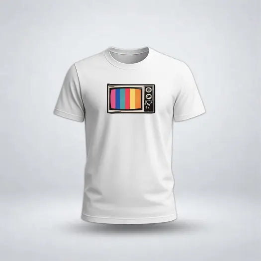 Antique TV Graphic Tee for Men's