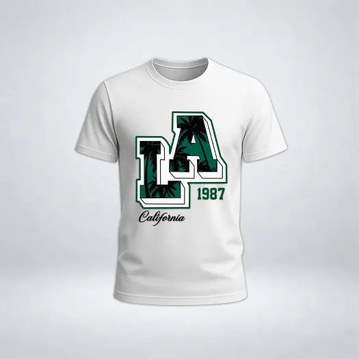 LA 1987 – California Graphic Tee for Men's