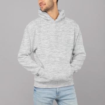 Classic Heather Gray Color Hoodie