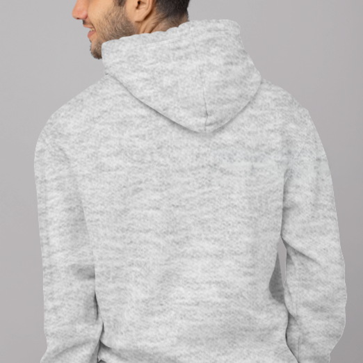 Classic Heather Gray Color Hoodie