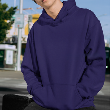Classic Plain Navy Blue Color Hoodie
